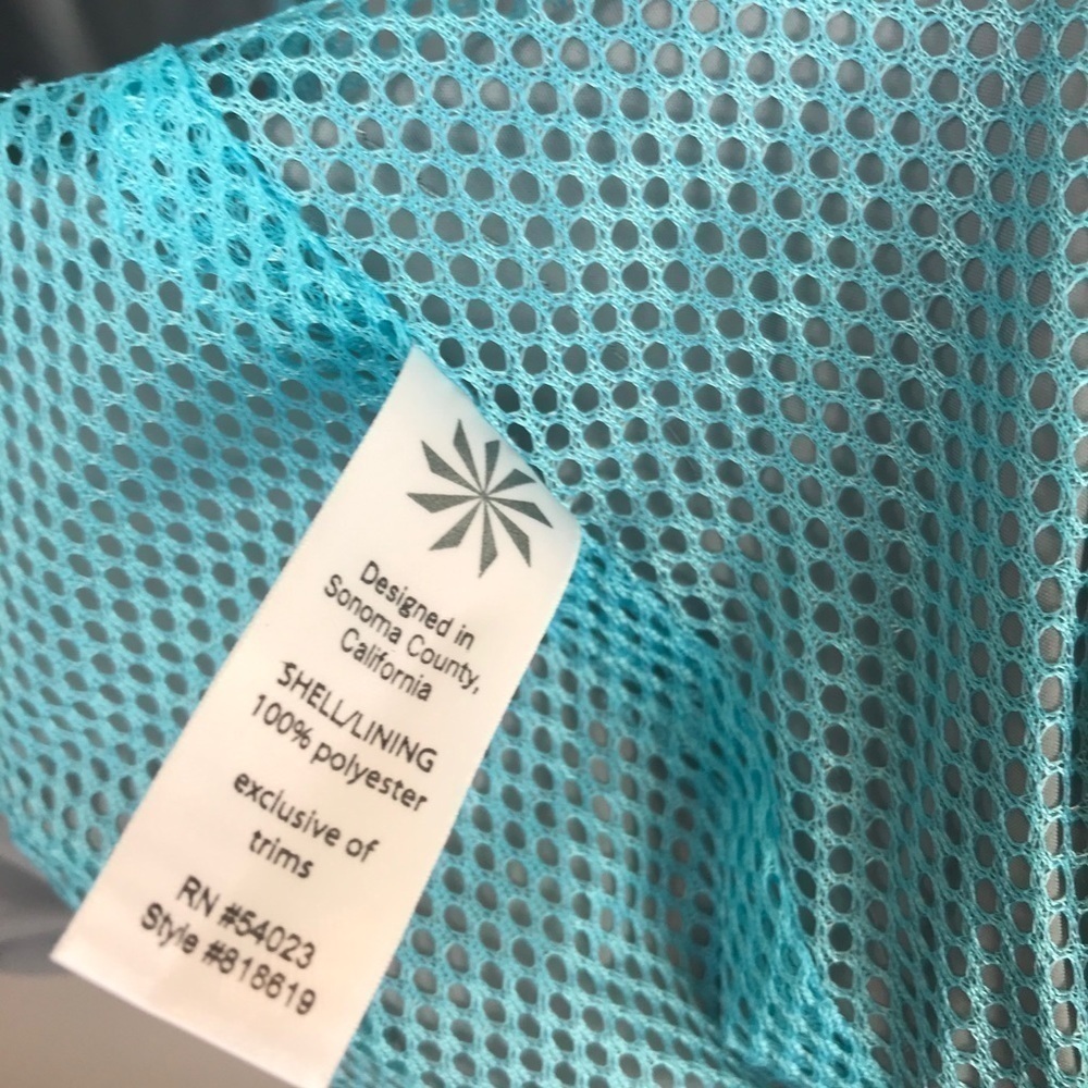 Athleta Windbreaker Raining Gray Jacket Size S - image 8